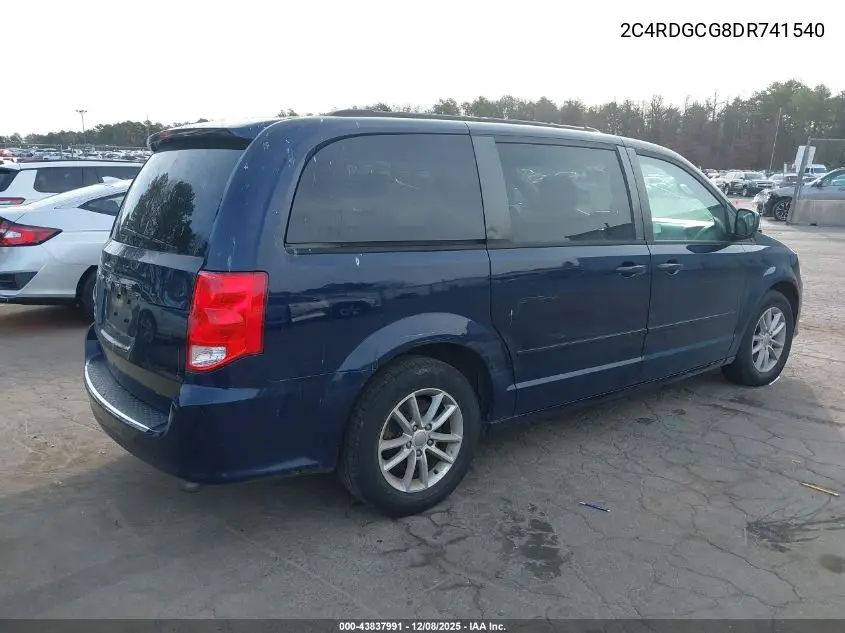 2C4RDGCG8DR741540 2013 Dodge Grand Caravan Sxt