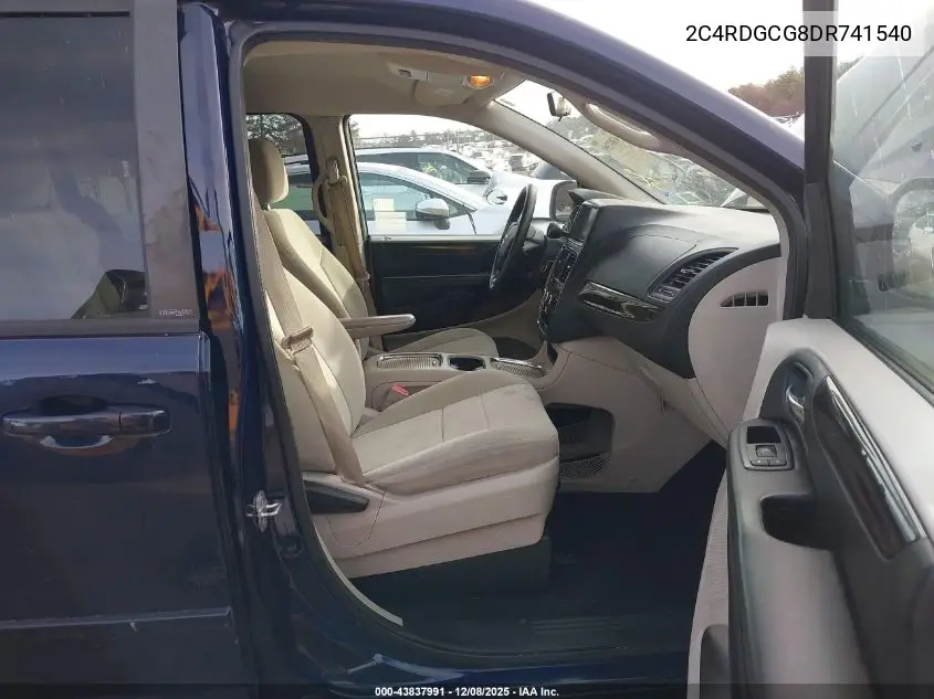 2C4RDGCG8DR741540 2013 Dodge Grand Caravan Sxt