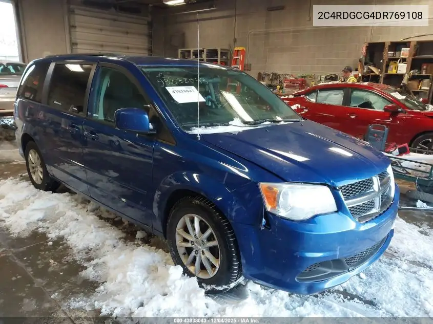 2C4RDGCG4DR769108 2013 Dodge Grand Caravan Sxt