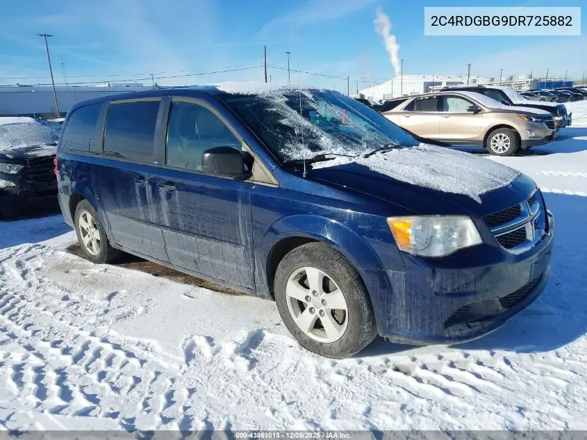 2C4RDGBG9DR725882 2013 Dodge Grand Caravan Se