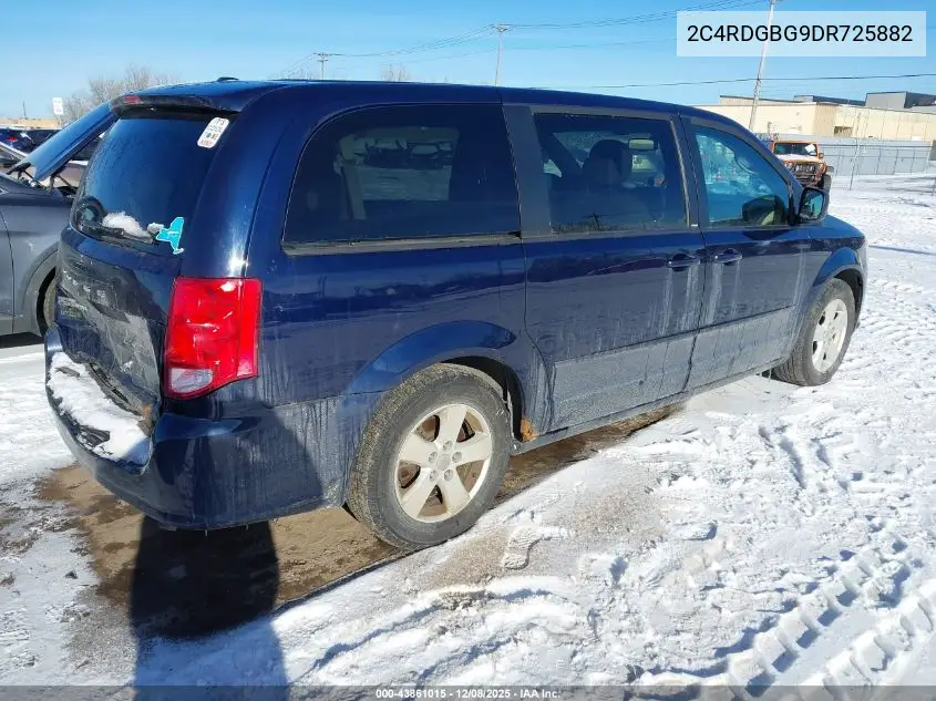 2C4RDGBG9DR725882 2013 Dodge Grand Caravan Se