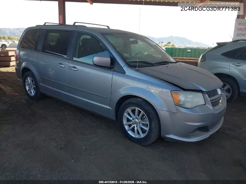 2C4RDGCG3DR771383 2013 Dodge Grand Caravan Sxt