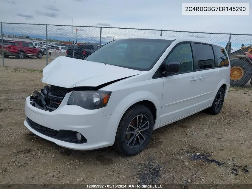 2C4RDGBG7ER145290 2014 Dodge Grand Caravan Se