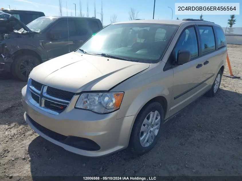 2C4RDGBG6ER456564 2014 Dodge Grand Caravan Se