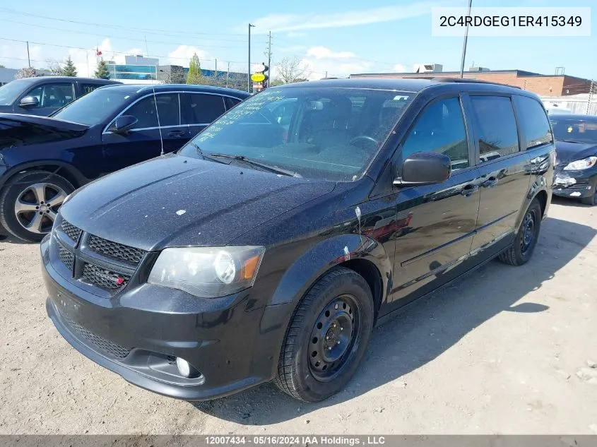 2C4RDGEG1ER415349 2014 Dodge Grand Caravan R/T