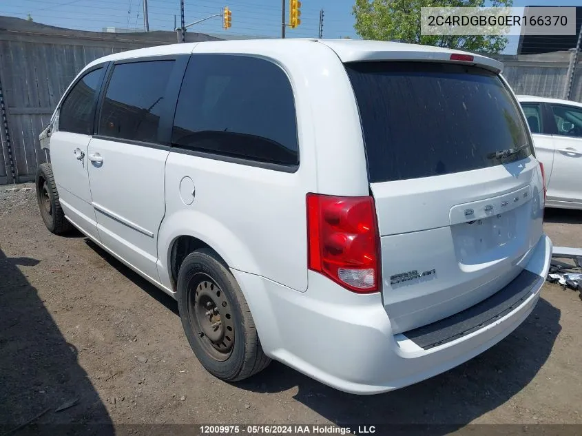 2C4RDGBG0ER166370 2014 Dodge Grand Caravan