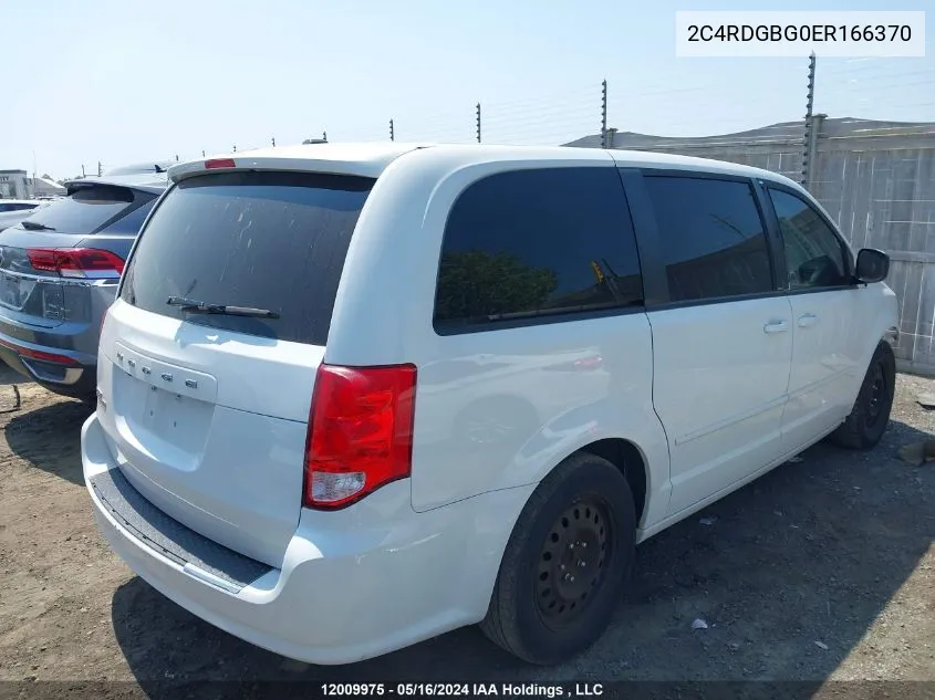 2C4RDGBG0ER166370 2014 Dodge Grand Caravan