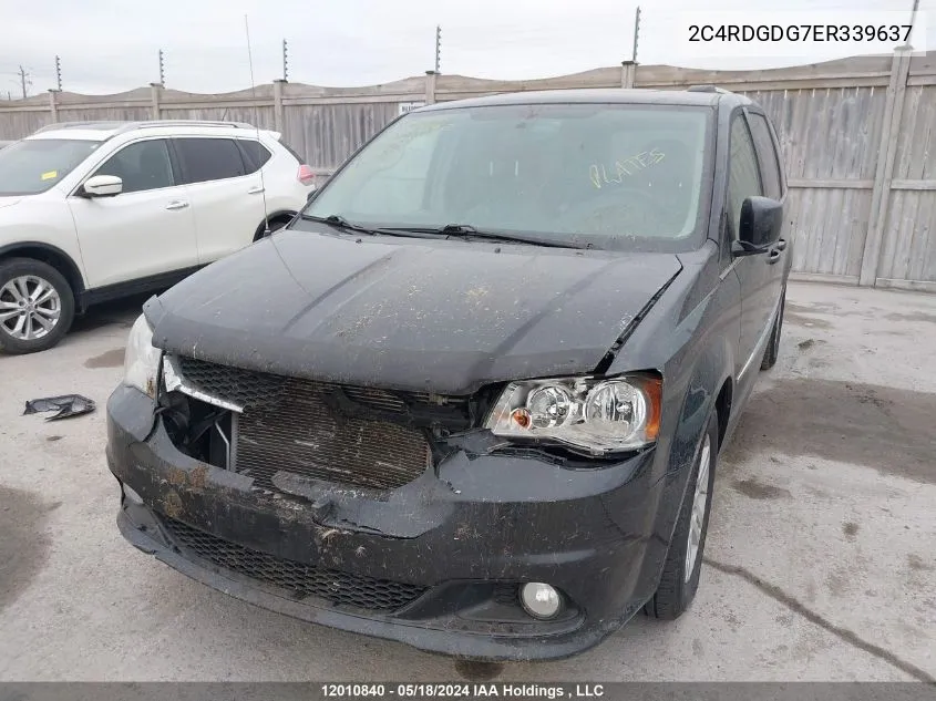 2C4RDGDG7ER339637 2014 Dodge Grand Caravan