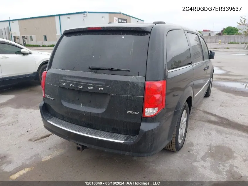 2C4RDGDG7ER339637 2014 Dodge Grand Caravan