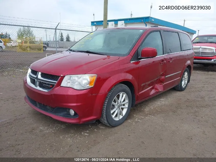 2014 Dodge Grand Caravan Crew VIN: 2C4RDGDG6ER239030 Lot: 12012674