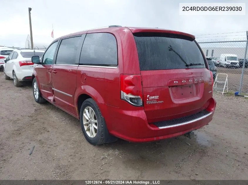 2C4RDGDG6ER239030 2014 Dodge Grand Caravan Crew