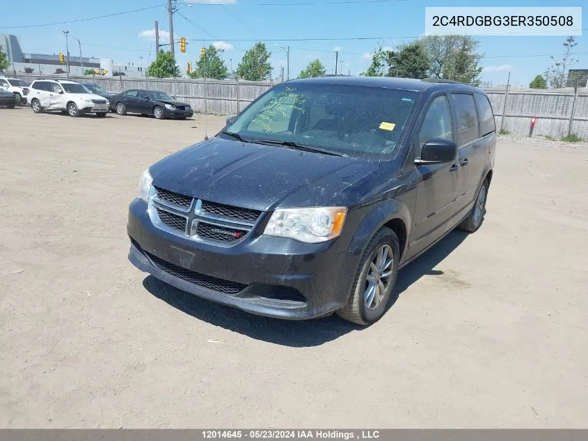 2C4RDGBG3ER350508 2014 Dodge Grand Caravan Se