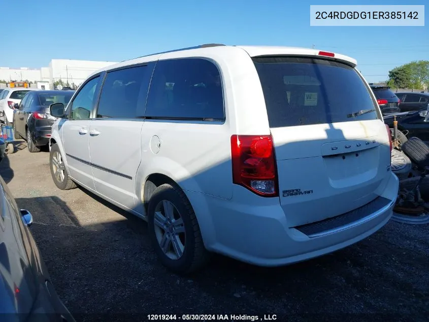 2C4RDGDG1ER385142 2014 Dodge Grand Caravan Crew