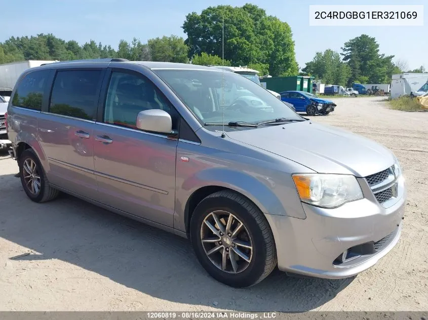 2014 Dodge Grand Caravan Se VIN: 2C4RDGBG1ER321069 Lot: 12060819