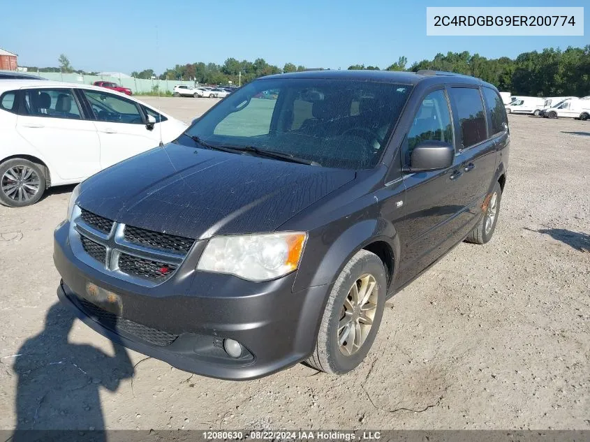 2C4RDGBG9ER200774 2014 Dodge Grand Caravan Se