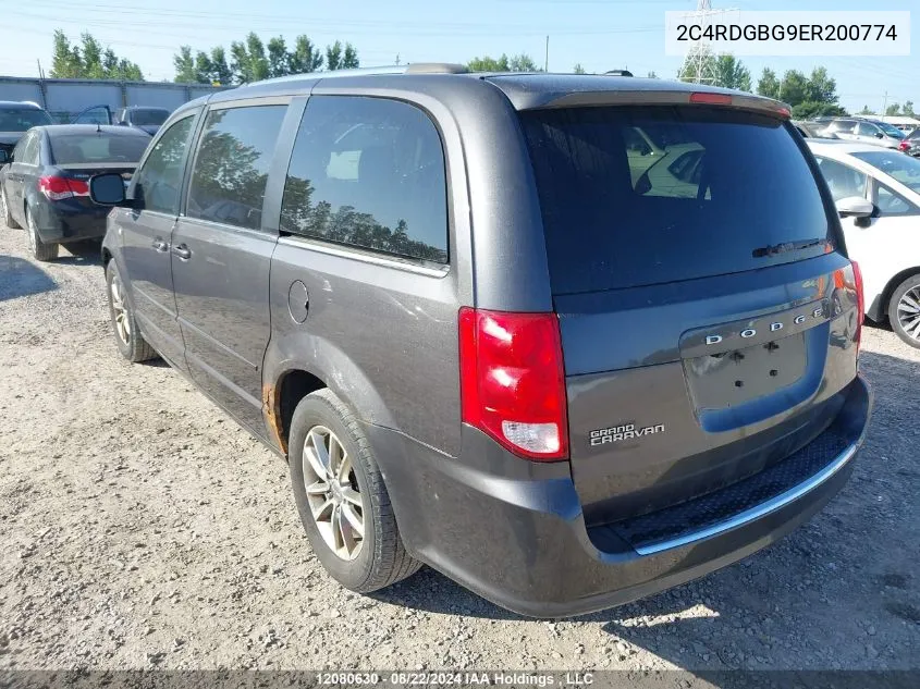 2014 Dodge Grand Caravan Se VIN: 2C4RDGBG9ER200774 Lot: 12080630