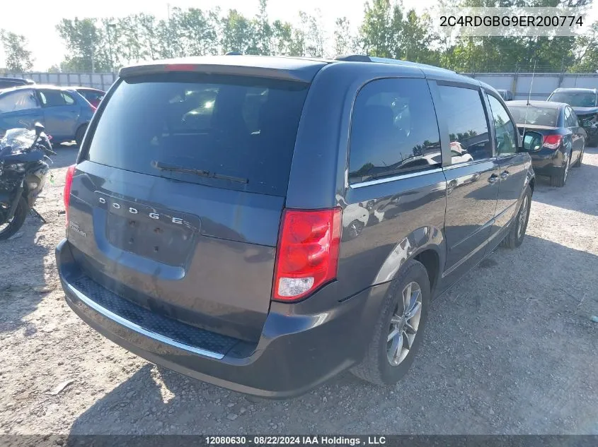 2014 Dodge Grand Caravan Se VIN: 2C4RDGBG9ER200774 Lot: 12080630