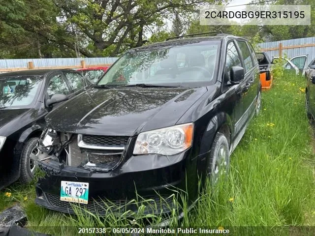 2C4RDGBG9ER315195 2014 Dodge Grand Caravan Se