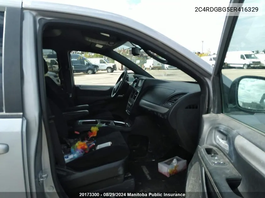 2C4RDGBG5ER416329 2014 Dodge Grand Caravan Se