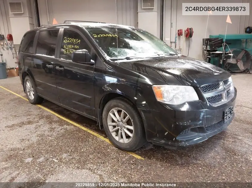 2C4RDGBG4ER339873 2014 Dodge Grand Caravan Se