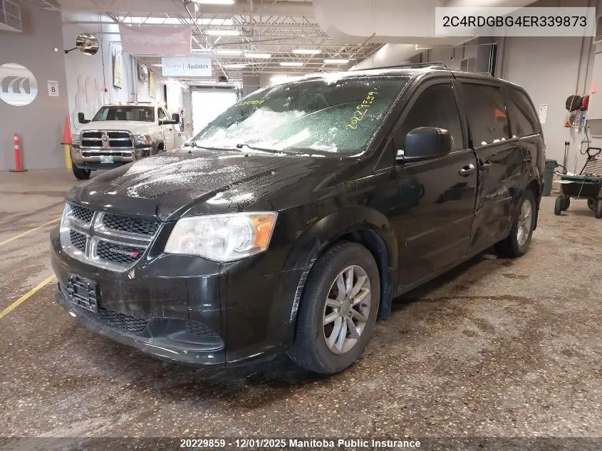 2C4RDGBG4ER339873 2014 Dodge Grand Caravan Se