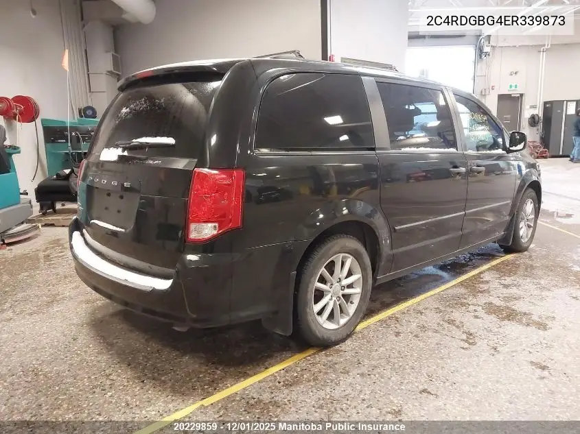 2C4RDGBG4ER339873 2014 Dodge Grand Caravan Se
