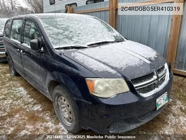 2C4RDGBG5ER410319 2014 Dodge Grand Caravan Se