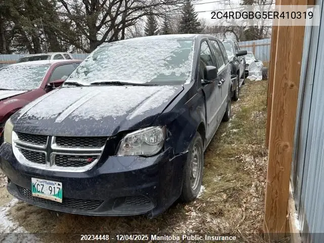 2C4RDGBG5ER410319 2014 Dodge Grand Caravan Se