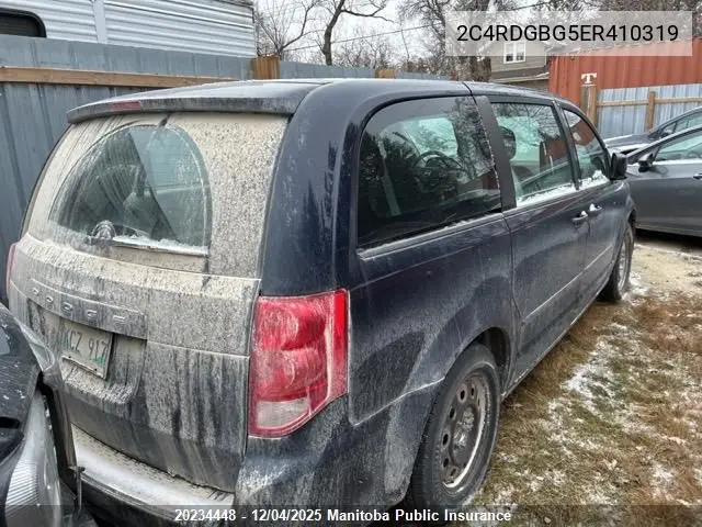2C4RDGBG5ER410319 2014 Dodge Grand Caravan Se