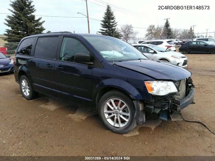 2014 Dodge Grand Caravan Se VIN: 2C4RDGBG1ER148573 Lot: 30031289