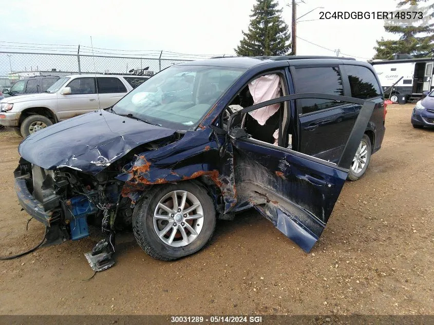 2014 Dodge Grand Caravan Se VIN: 2C4RDGBG1ER148573 Lot: 30031289