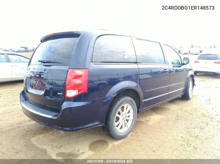 2014 Dodge Grand Caravan Se VIN: 2C4RDGBG1ER148573 Lot: 30031289