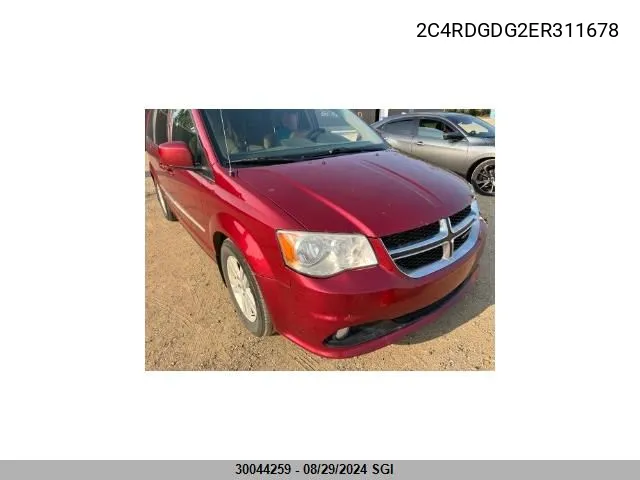 2C4RDGDG2ER311678 2014 Dodge Grand Caravan Crew