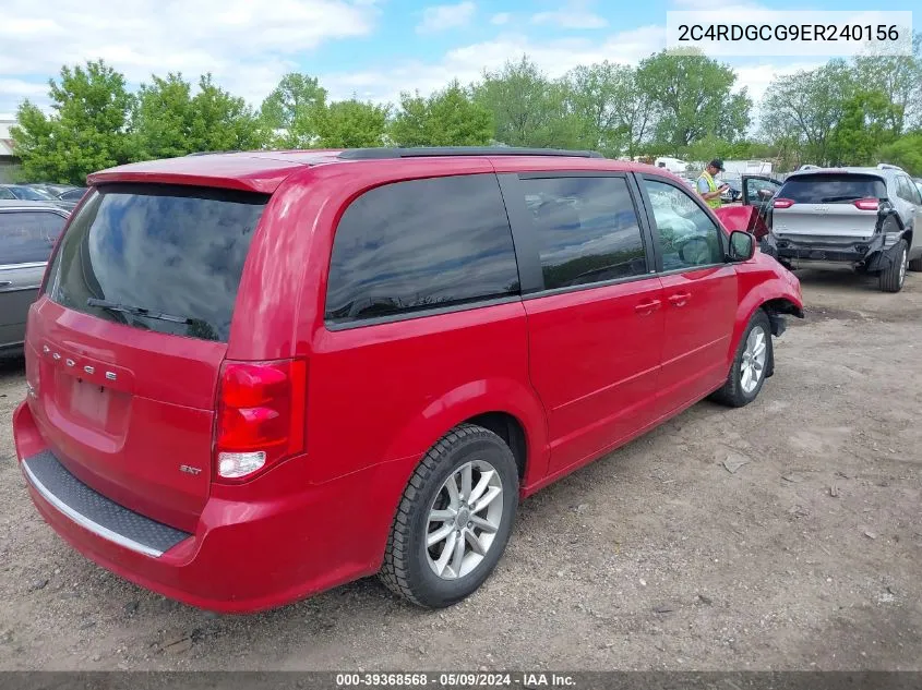 2C4RDGCG9ER240156 2014 Dodge Grand Caravan Sxt