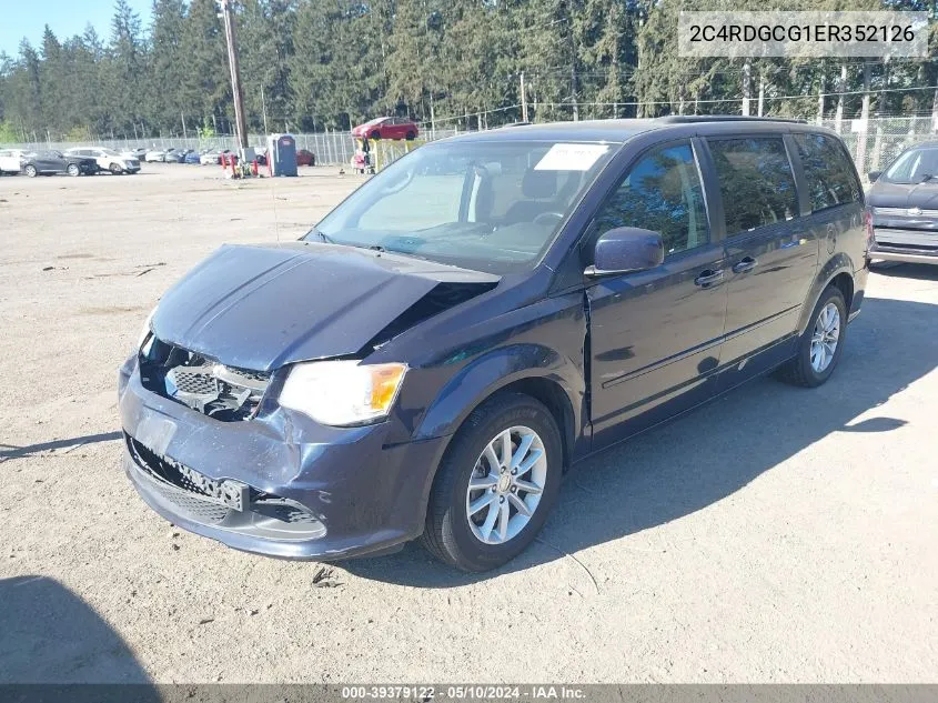 2C4RDGCG1ER352126 2014 Dodge Grand Caravan Sxt