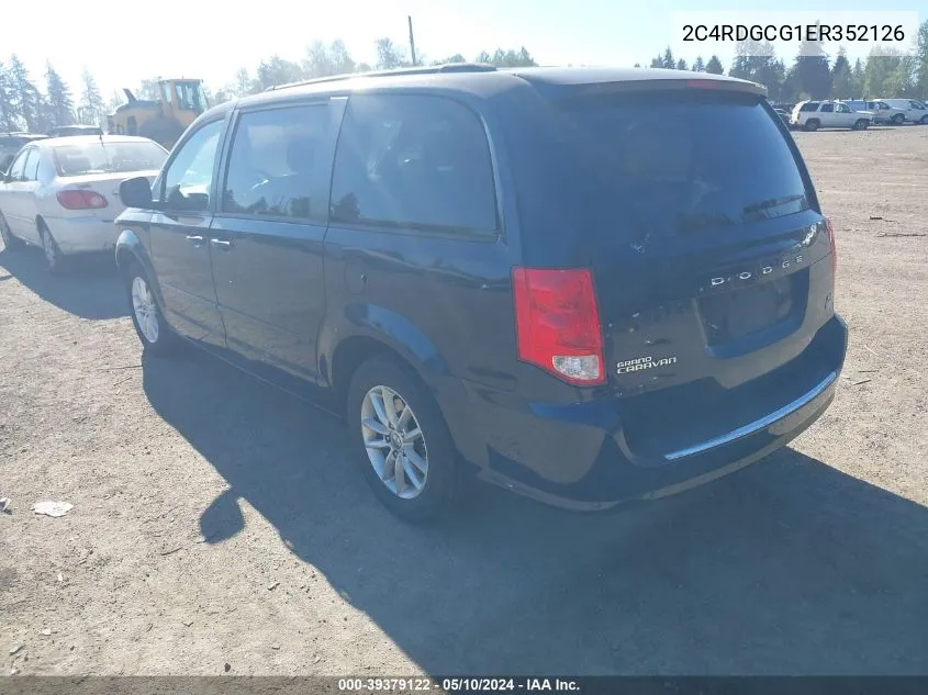 2014 Dodge Grand Caravan Sxt VIN: 2C4RDGCG1ER352126 Lot: 39379122