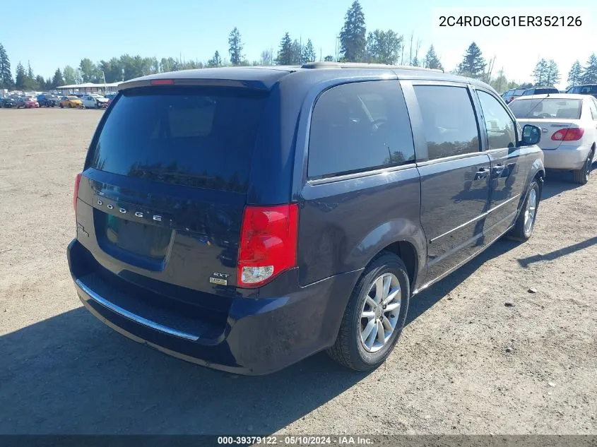 2C4RDGCG1ER352126 2014 Dodge Grand Caravan Sxt