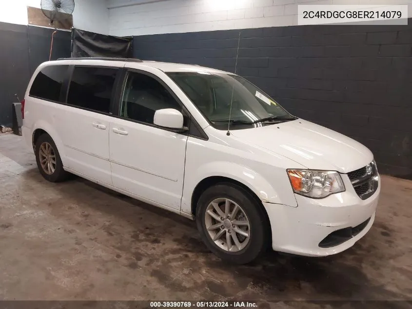 2014 Dodge Grand Caravan Sxt VIN: 2C4RDGCG8ER214079 Lot: 39390769