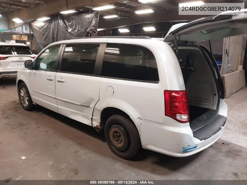 2C4RDGCG8ER214079 2014 Dodge Grand Caravan Sxt