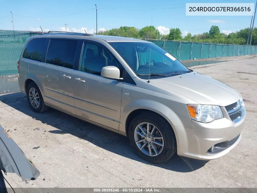 2014 Dodge Grand Caravan Sxt 30Th Anniversary VIN: 2C4RDGCG7ER366516 Lot: 39395245