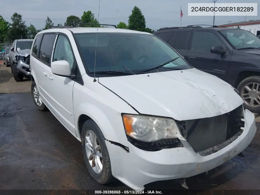 2C4RDGCG0ER182289 2014 Dodge Grand Caravan Sxt