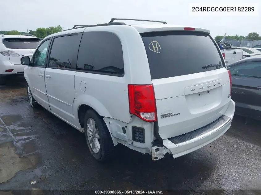 2C4RDGCG0ER182289 2014 Dodge Grand Caravan Sxt