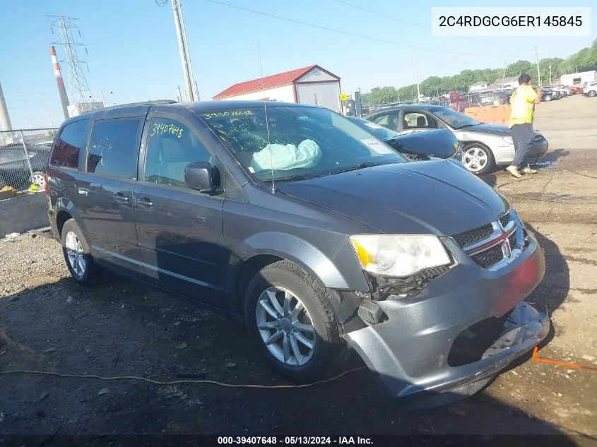 2014 Dodge Grand Caravan Sxt VIN: 2C4RDGCG6ER145845 Lot: 39407648