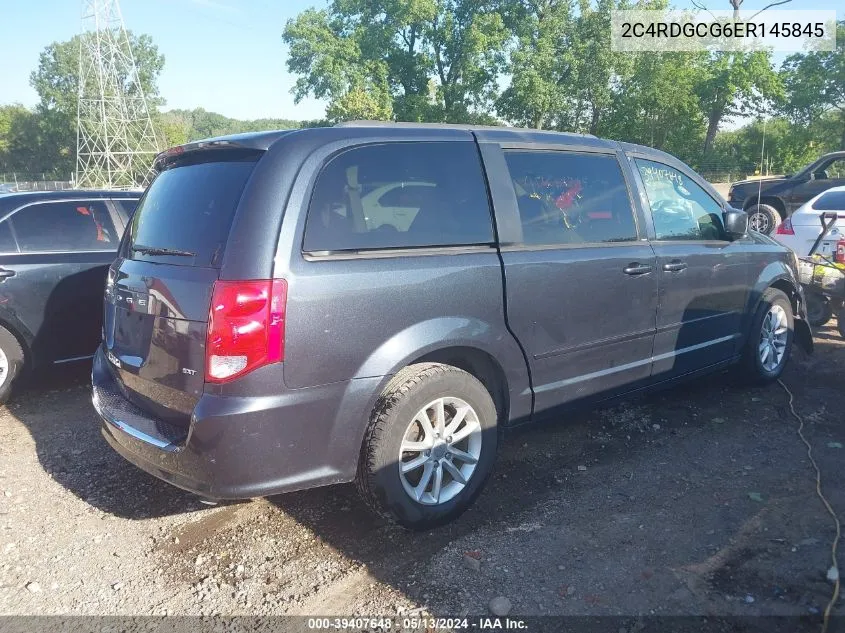 2014 Dodge Grand Caravan Sxt VIN: 2C4RDGCG6ER145845 Lot: 39407648