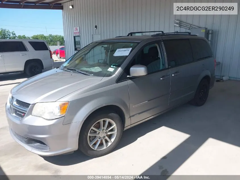 2014 Dodge Grand Caravan Sxt VIN: 2C4RDGCG2ER290249 Lot: 39414854