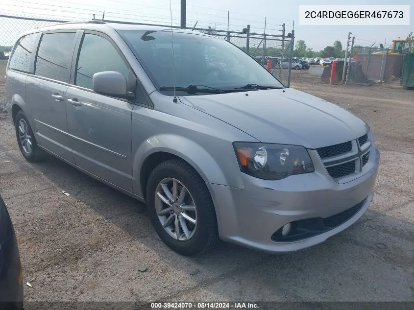 2014 Dodge Grand Caravan R/T VIN: 2C4RDGEG6ER467673 Lot: 39424070