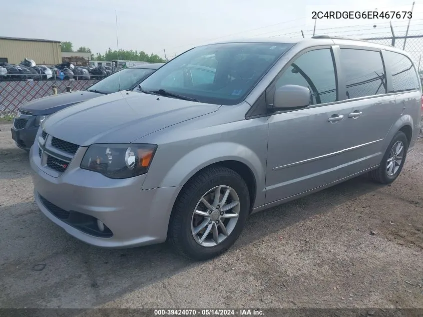 2014 Dodge Grand Caravan R/T VIN: 2C4RDGEG6ER467673 Lot: 39424070