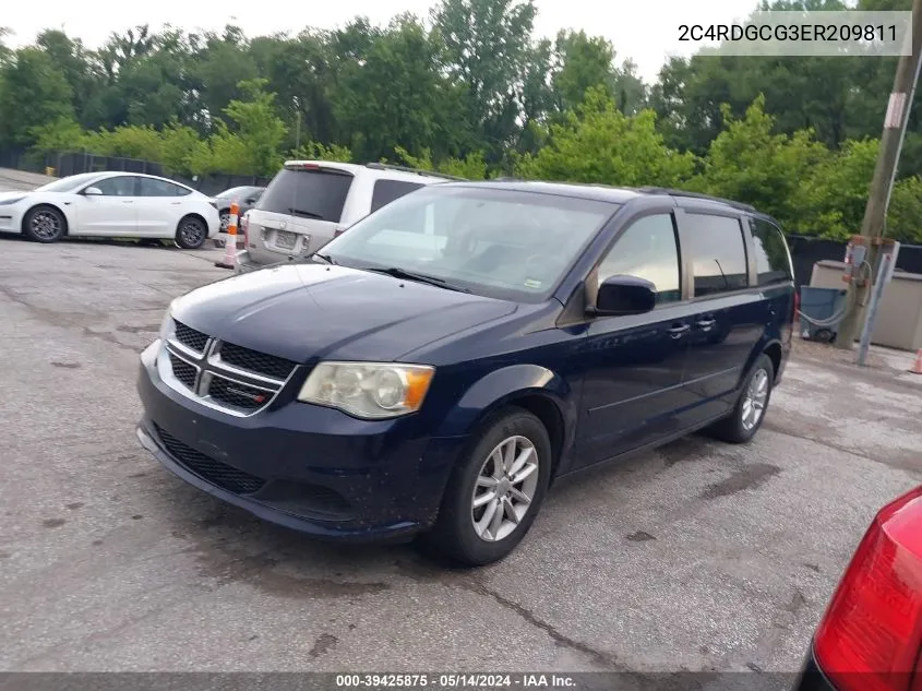 2C4RDGCG3ER209811 2014 Dodge Grand Caravan Sxt