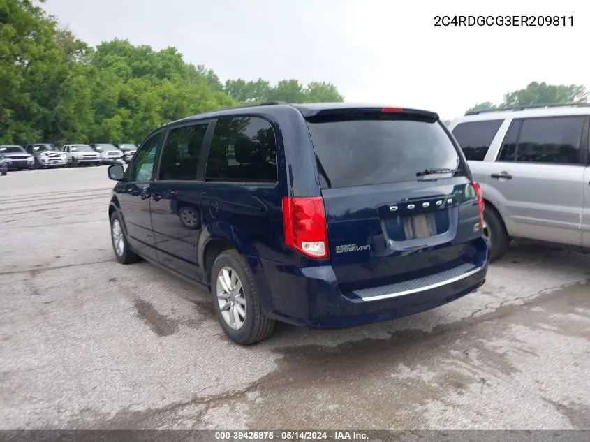 2014 Dodge Grand Caravan Sxt VIN: 2C4RDGCG3ER209811 Lot: 39425875