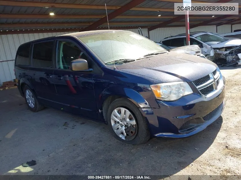 2C4RDGBG2ER355280 2014 Dodge Grand Caravan Se